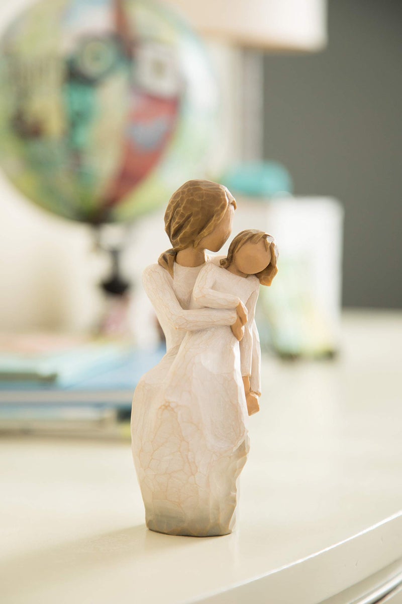 Willow Tree MotherDaughter, Laughter with Loveâ€¦ Always, Gift to Celebrate Relationship Between Mother and Child, Focus on Closeness and Playful Affection, Sculpted Hand-Painted Figure - Image 5